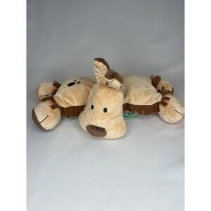 Jelly Kitten Brown Puppy Shaggy Dog Cloth Book Plush Jellycat Lovey Story Book